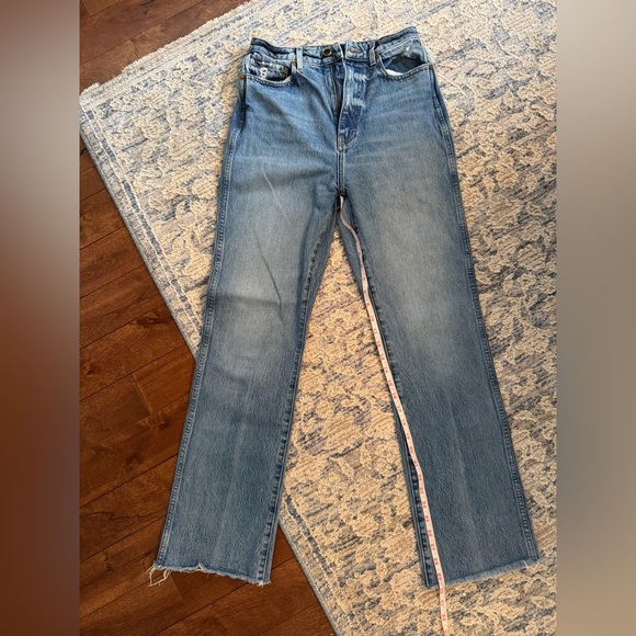 Khaite “Danielle” Jeans | Size 28 | 100% Cotton | Raw/Cut Hem | $620 Retail - Picture 3 of 8